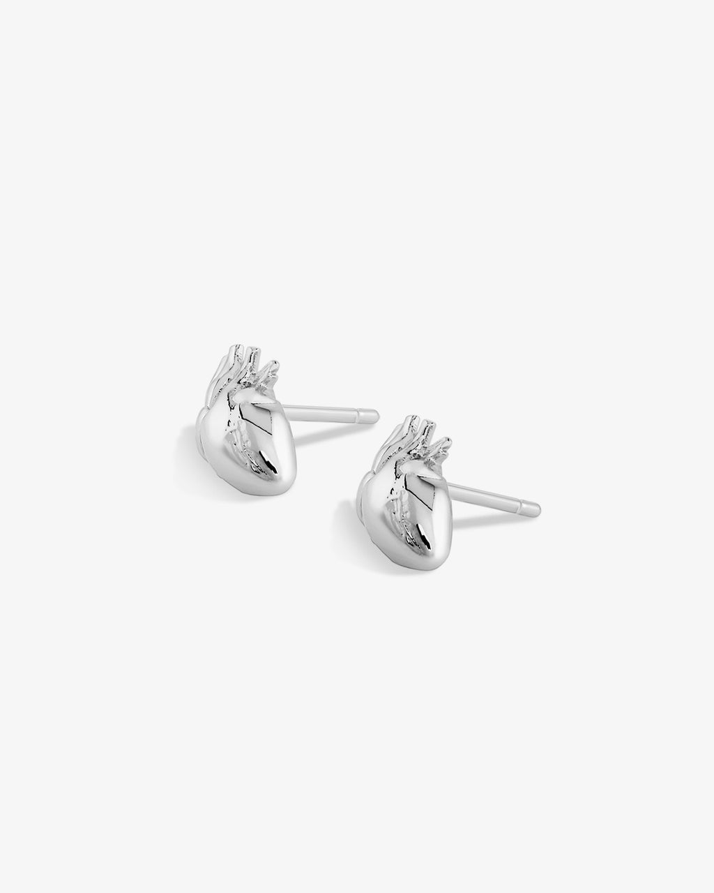 Anatomical Heart Stud Earrings V Coterie