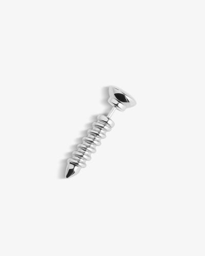 Single Bone Screw Earring