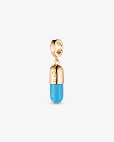 Gemstone Chill Pill Charm