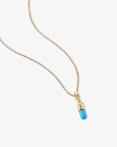 Gemstone Chill Pill Charm