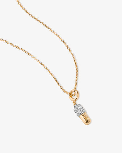 Chill Pill Pavé Charm