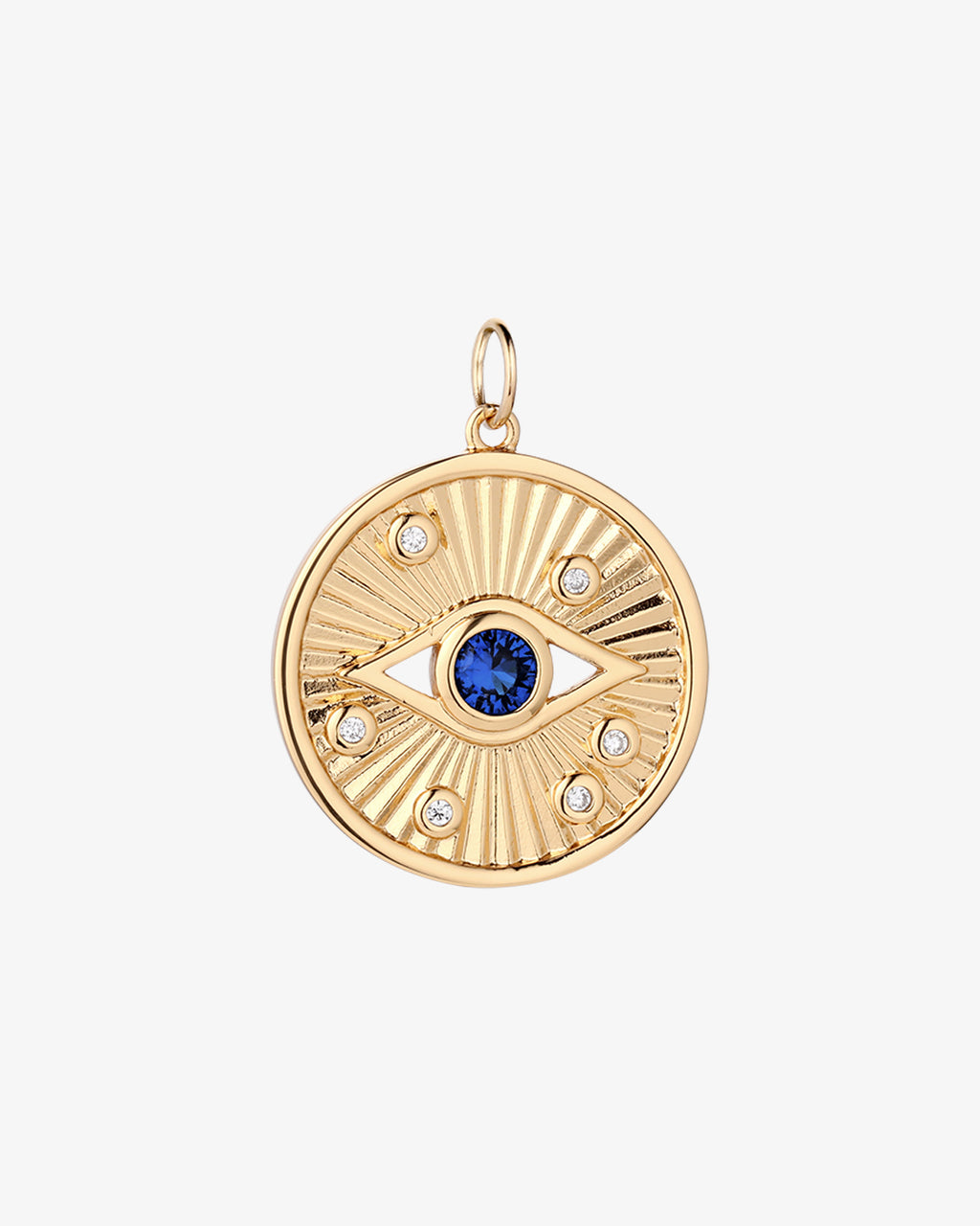 Evil Eye Medallion Charm | Jewelry by V Coterie