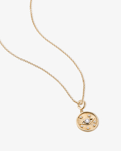 Evil Eye Medallion Charm