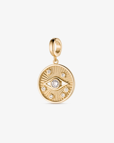 Evil Eye Medallion Charm