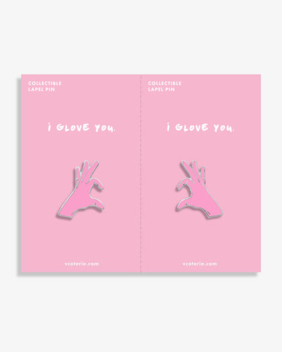 Glove Love Lapel Pin Set