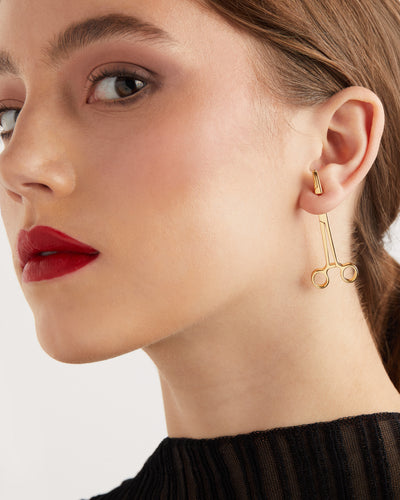 Single Hemostat Earring
