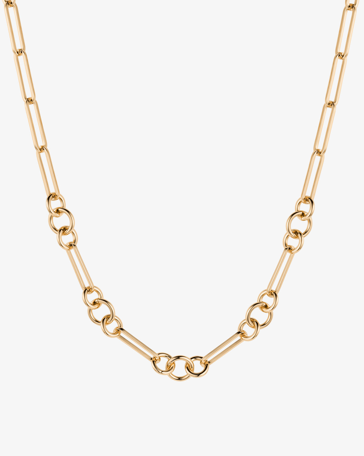 Long Link Charm Holder Necklace – V Coterie