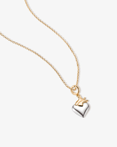 Modern Anatomical Heart Charm