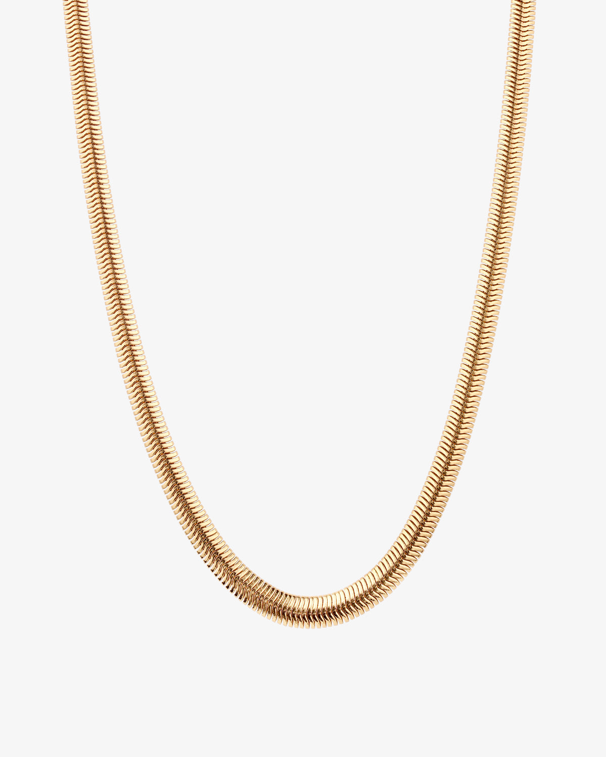 K18 Oval Snake Chain ネックレス K18 Oval Snake Chain ネックレス