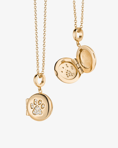 Paw Pavé Locket