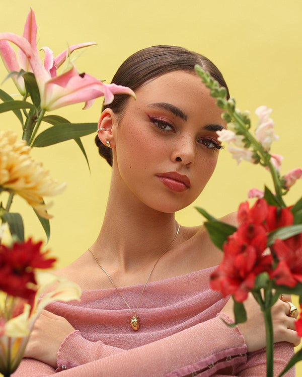 Anatomical Heart Stud Earrings - V Coterie