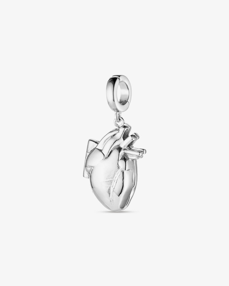 Charm Cuore Anatomico in Argento 925 - Shop