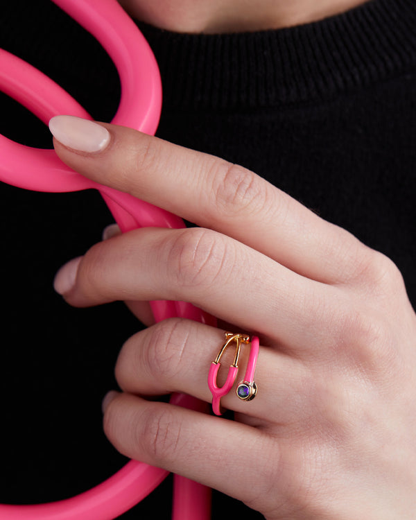 Stethoscope Enamel Ring