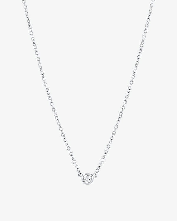 Basic Bezel Necklace | V Coterie