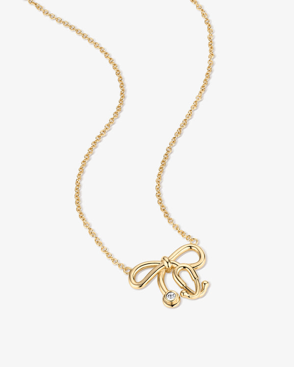 Big Stethoscope Bow Necklace