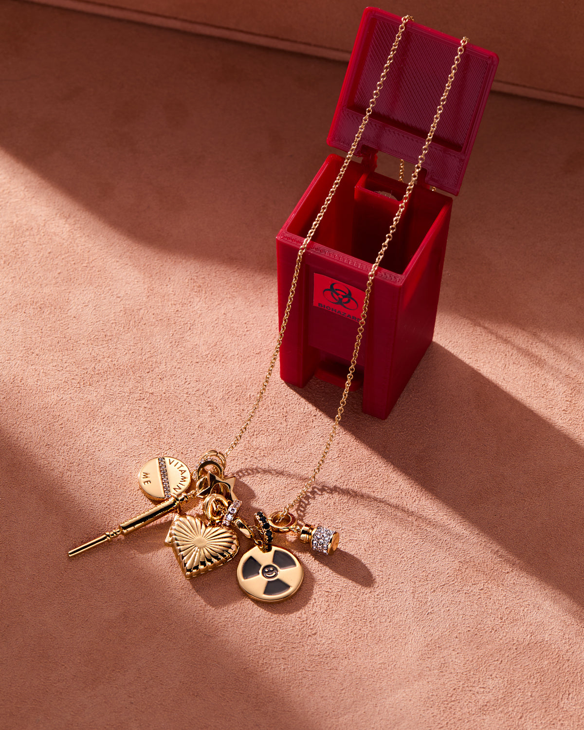 Mini Black Pavé Charm Spacer – V Coterie