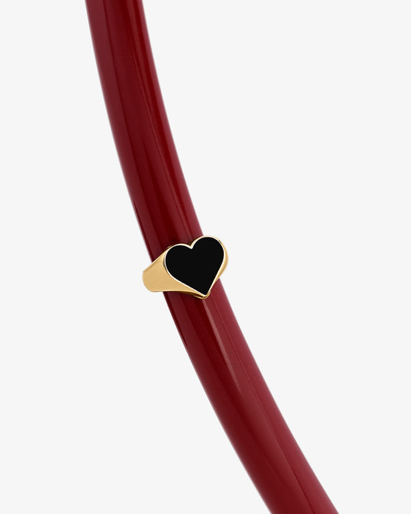 Enamel Heart Charm for Stethoscope