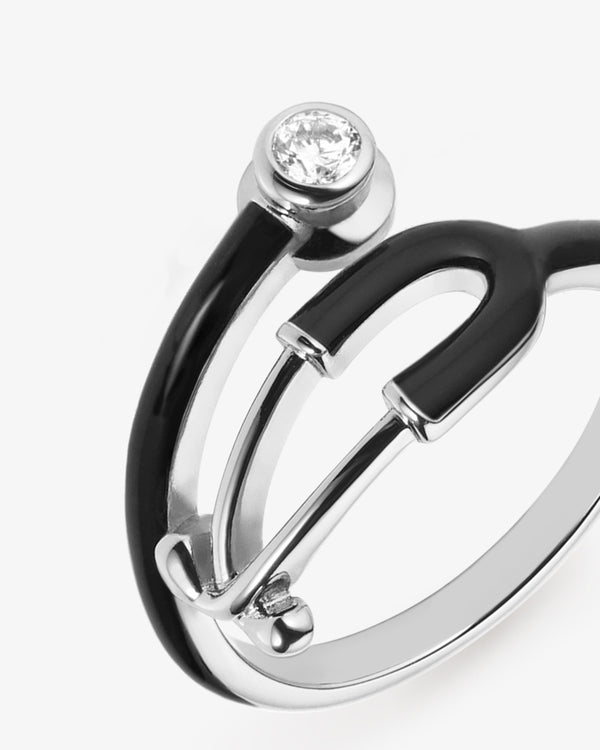 Stethoscope Enamel Ring