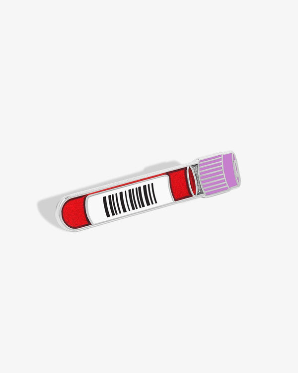 EDTA Blood Test Tube Lapel Pin - V Coterie