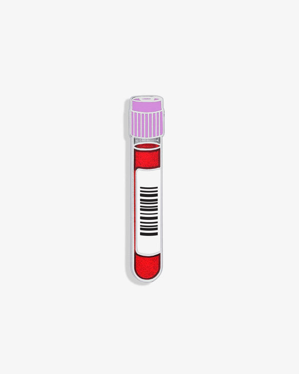 EDTA Blood Test Tube Lapel Pin - V Coterie