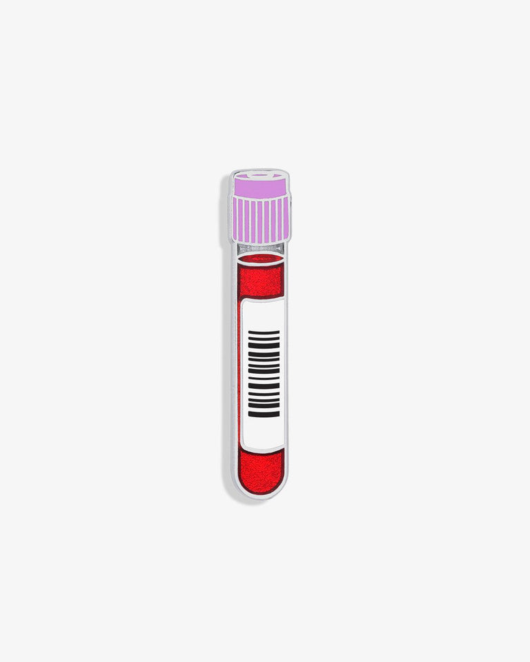 EDTA Blood Test Tube Lapel Pin | Medical Lapel Pin by V Coterie