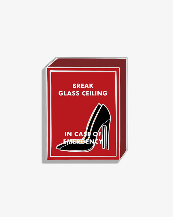 Break Glass Ceiling (Stilettos) Lapel Pin