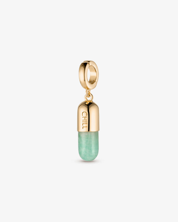 Gemstone Chill Pill Charm