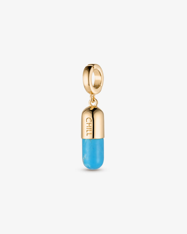 Gemstone Chill Pill Charm