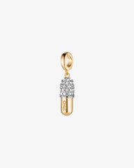 Chill Pill Pavé Charm