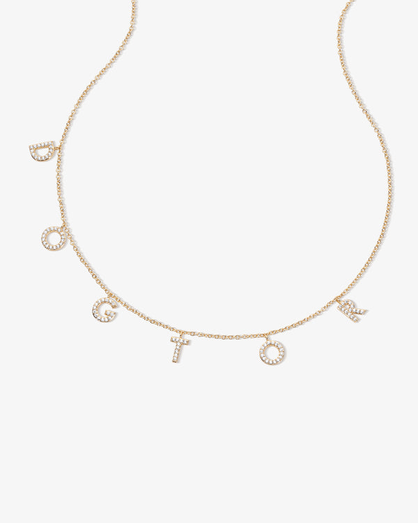 Dogtor (Veterinarian) Pavé Necklace