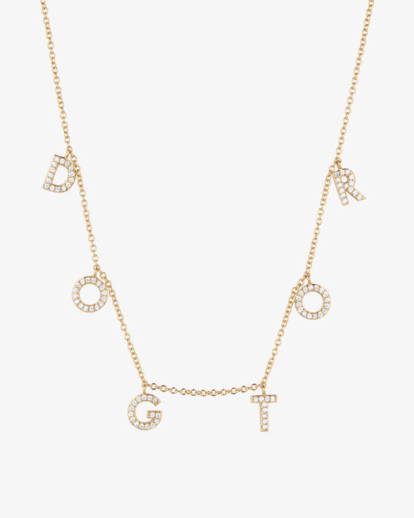Dogtor (Veterinarian) Pavé Necklace