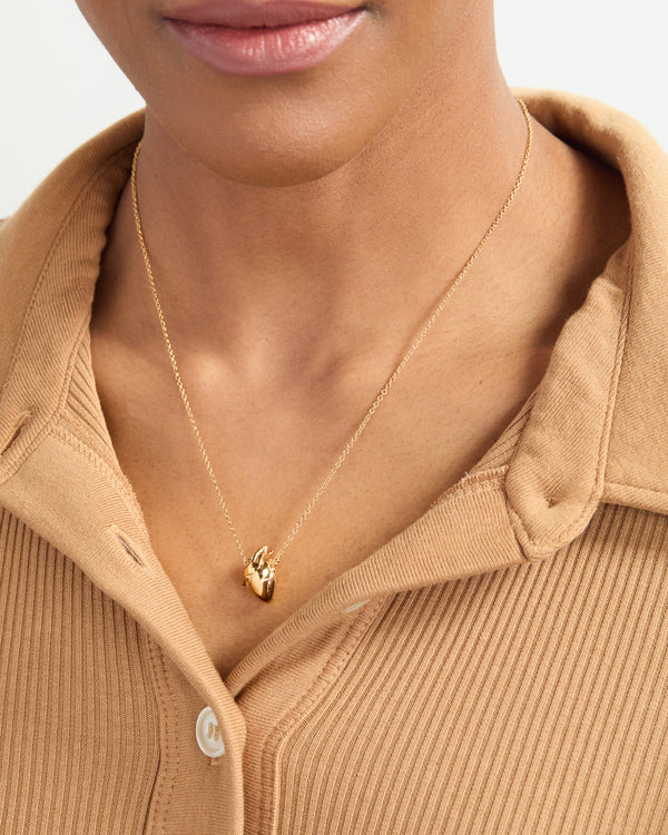 Jumbo Anatomical Heart Necklace