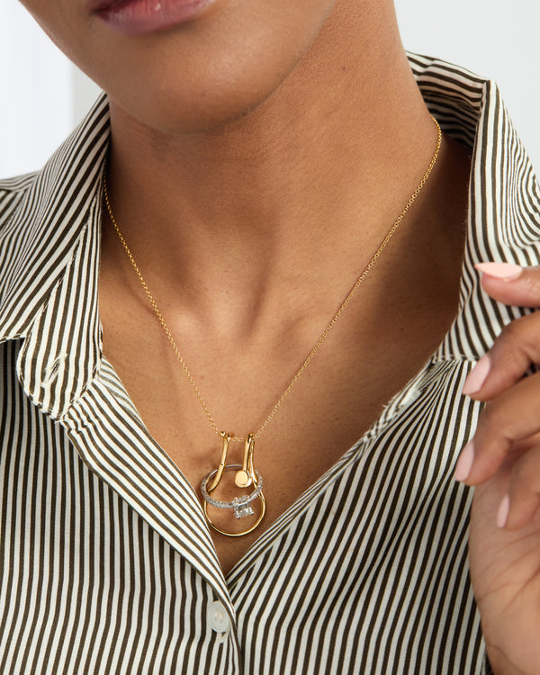 Stethoscope Ring Keeper Necklace