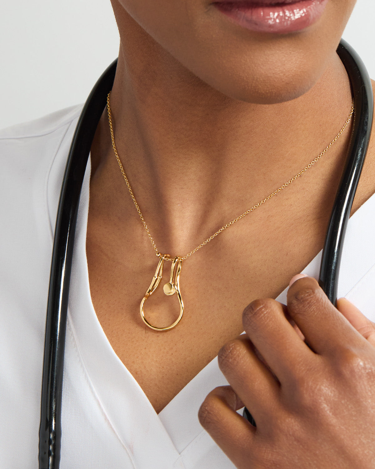Stethoscope Ring Keeper Necklace – V Coterie