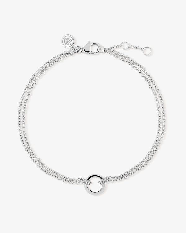 Double Chain Bracelet w/ Charm Holder