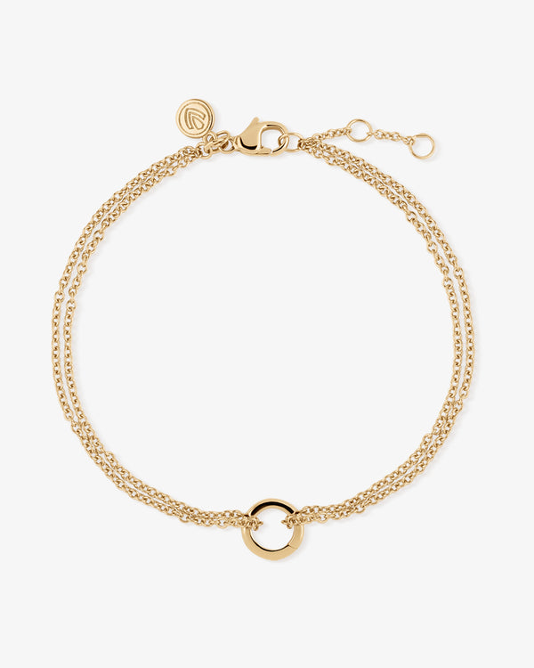 Double Chain Bracelet w/ Charm Holder