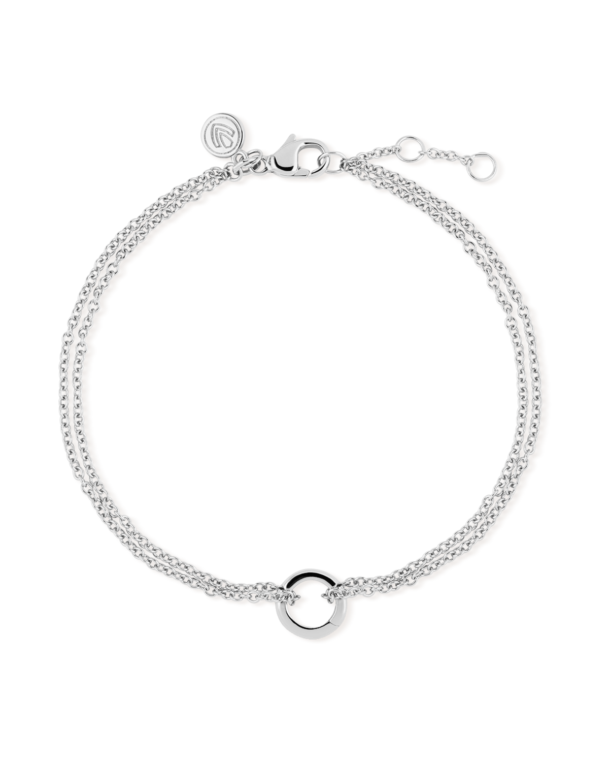 Double Chain Bracelet w/ Charm Holder