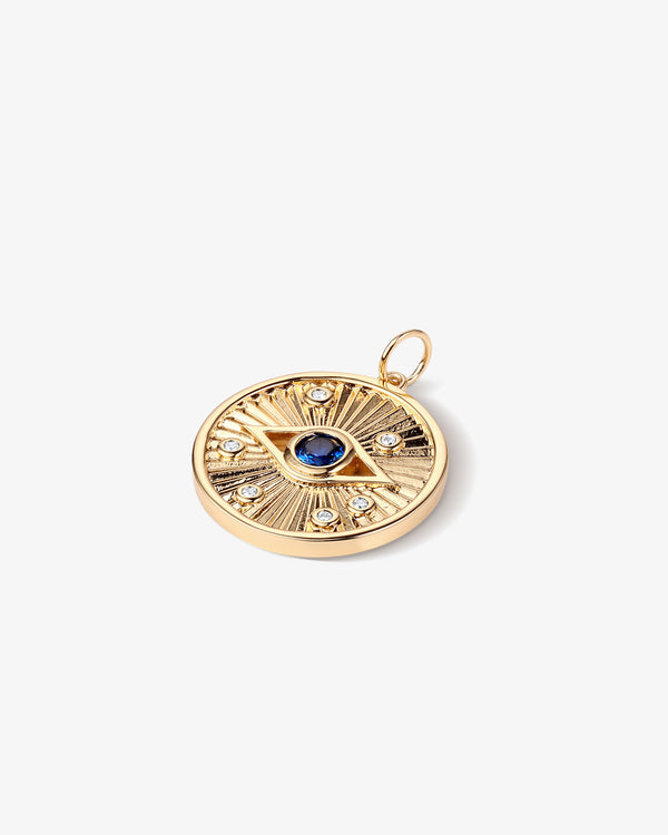 Evil Eye Medallion Charm