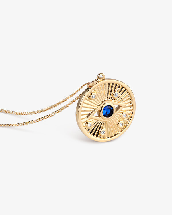 Evil Eye Medallion Charm