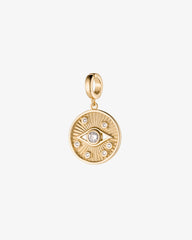Evil Eye Medallion Charm