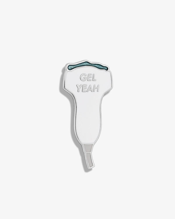 Gel Yeah (Ultrasound Wand) Lapel Pin - V Coterie