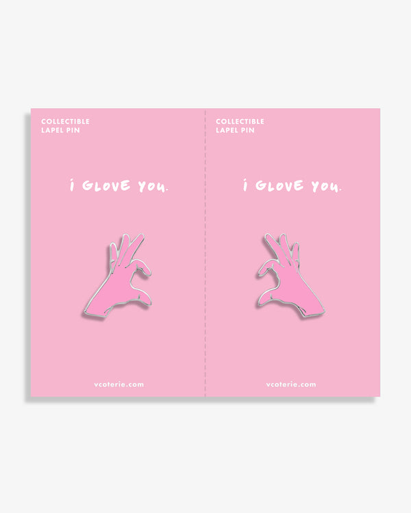 Glove Love Lapel Pin Set