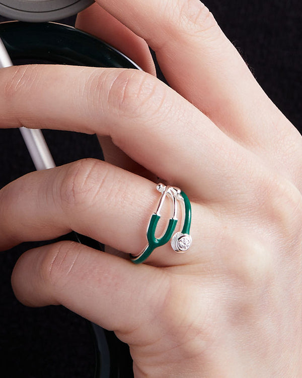 Stethoscope Enamel Ring