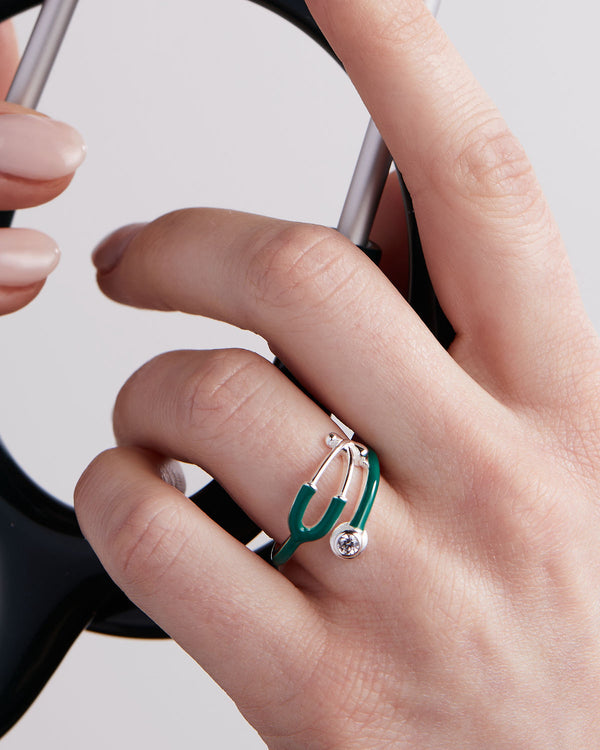 Stethoscope Enamel Ring