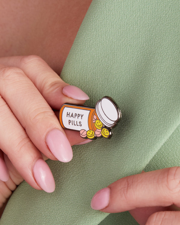 Happy Pills Lapel Pin