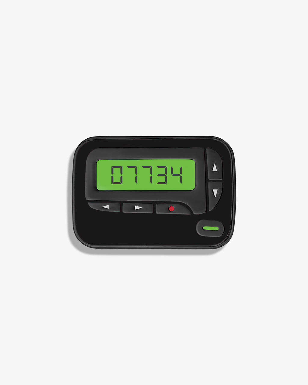 07734 (Hello) Pager Lapel Pin | Medical Pin by V Coterie