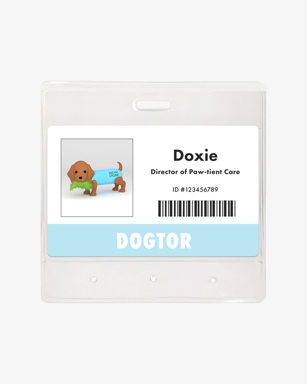 Horizontal ID Badge Pin Holder