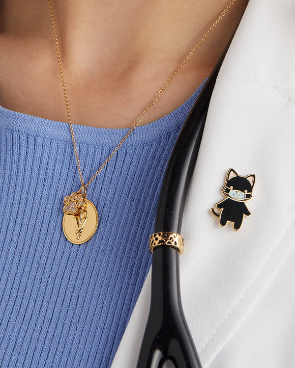 Leopard Print Charm for Stethoscope