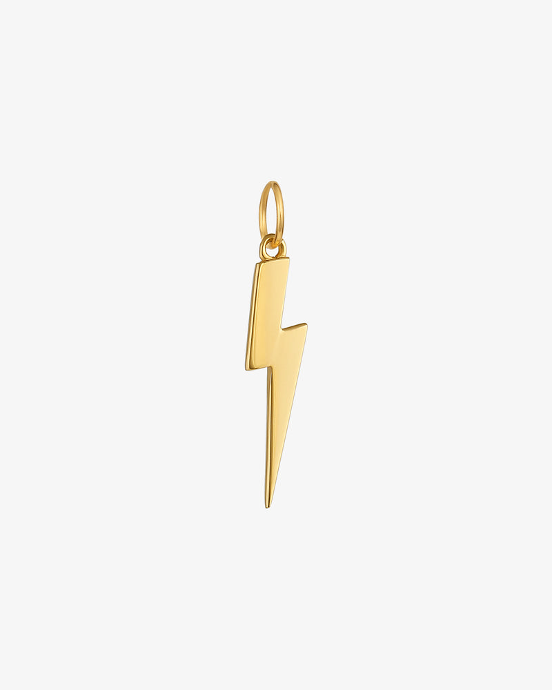 Tiny Lightning Bolt Pendant, 9K 14K 18K Gold Necklace, Yellow Gold Charm, Lightning Jewelry, Gold Lightning Charm, outlet Gold Energy, Gift For Her