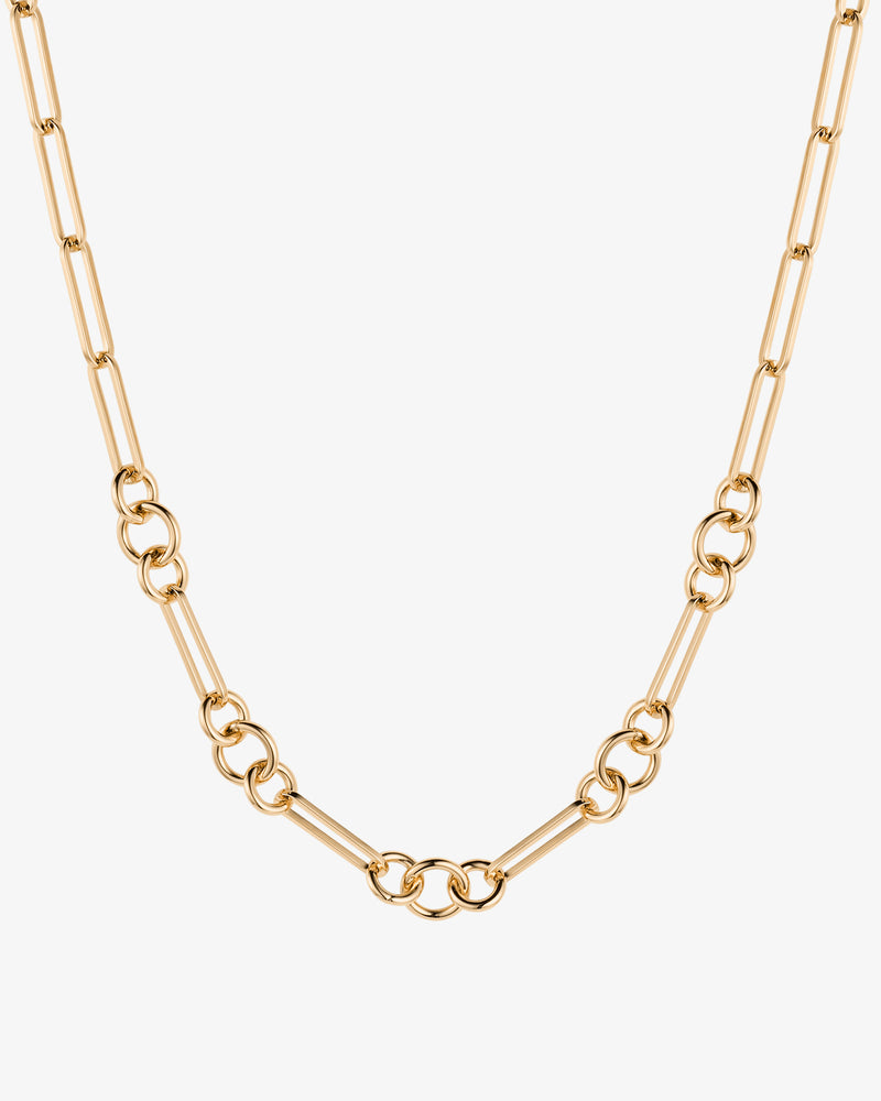 Long Link Charm Holder Necklace – V Coterie